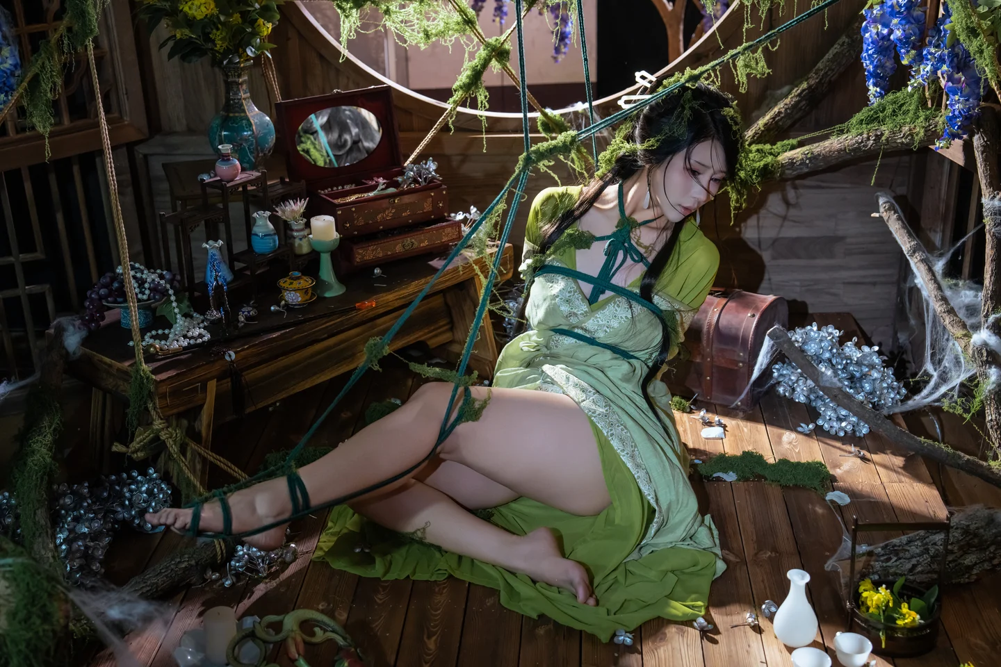 云溪溪 - &奶桃桃 苔缚 [93P,1V-3.38GB]